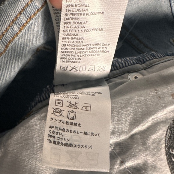 3/$20 💥 Cheap Monday Donna Fanbase High Rise Raw Hem Denim Straight Leg Jeans - Picture 13 of 16